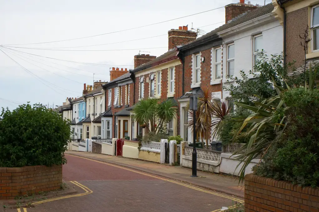 Residential street of terraced houses – broken key removal Normanton coverage across the city by Locksmith Normanton